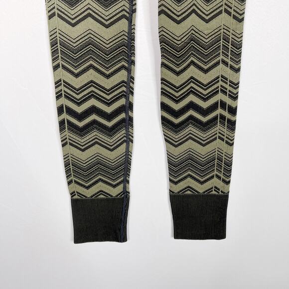 Lululemon Womens 2 Ebb To Street Pant Heathered Fatigue Green Chevron Jacquard - Picture 4 of 8